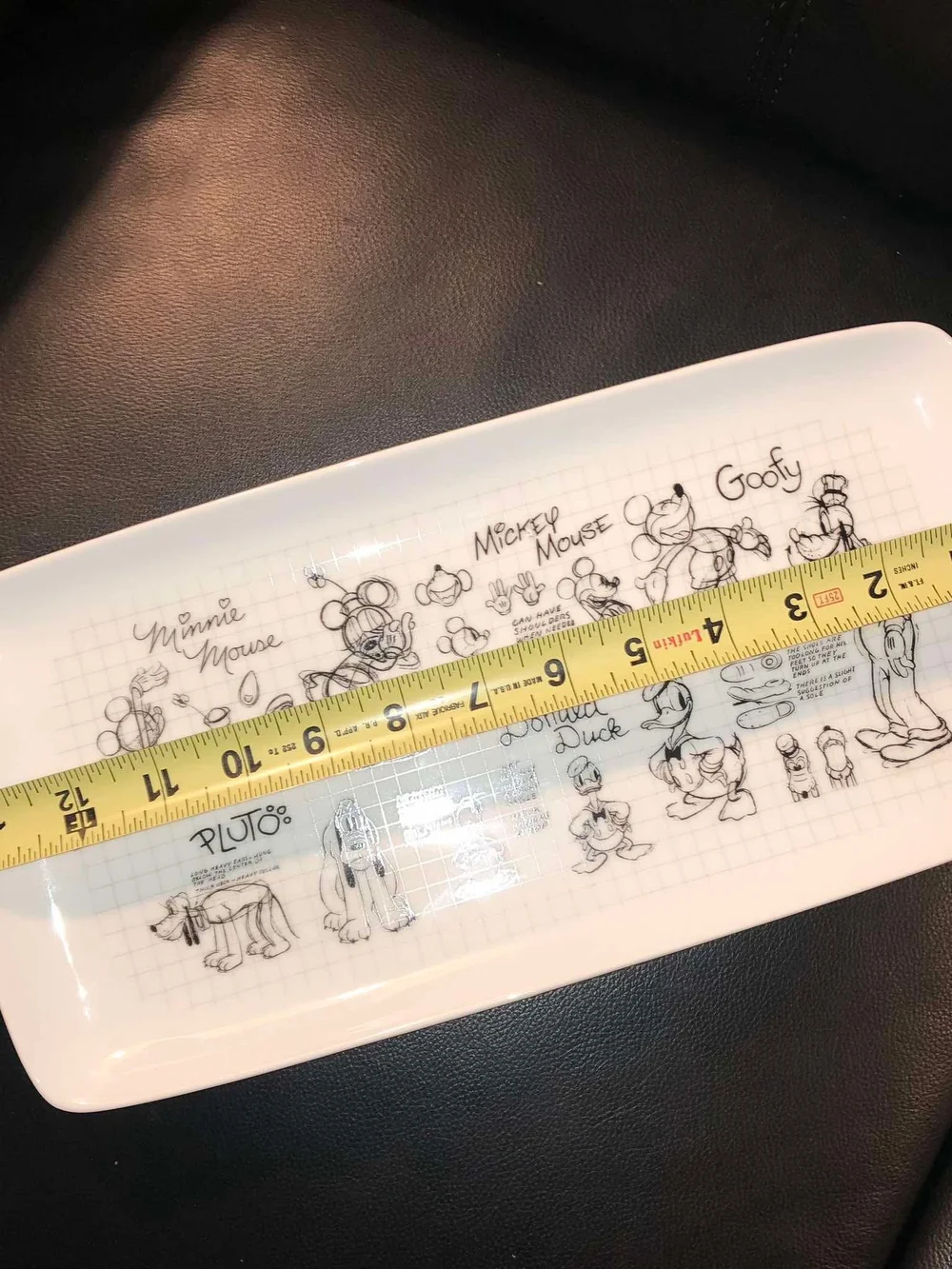 Zrike Sketchbook Disney Rectangular Serving Platter
